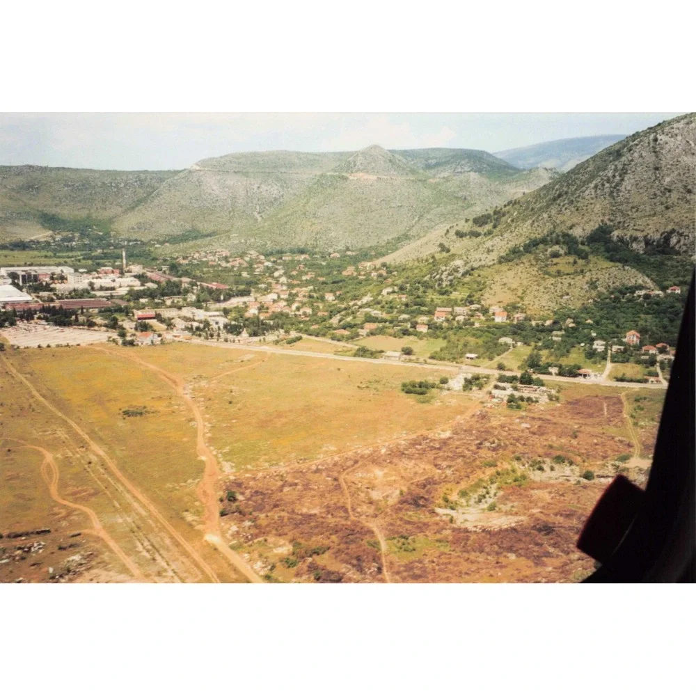 Vintage 1999 Bosnia SFOR NATO Base Airstrip Aerial Photo Lot of 9 6x4 - Picture 3 of 9